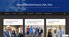 Desktop Screenshot of mason-deerfieldrotary.org